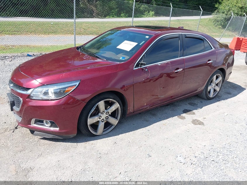2015 Chevrolet Malibu 2Lz, Front End, IAAI, VIN 1G11G5SX8FF256215 — photo 2