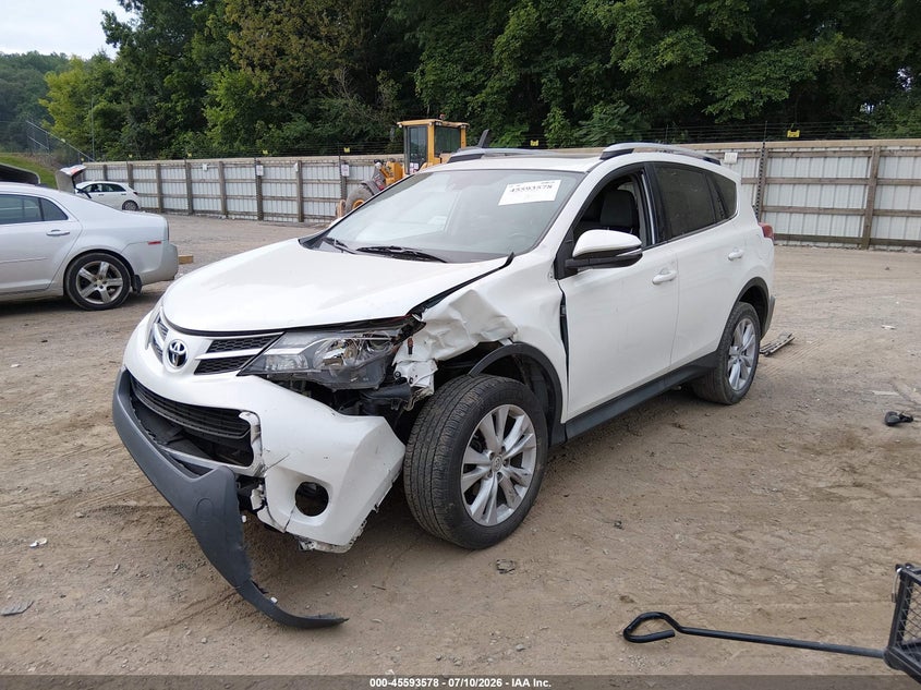 2014 Toyota RAV 4, Лівий перед, IAAI, VIN 2T3YFREV9EW110185 — фото 2