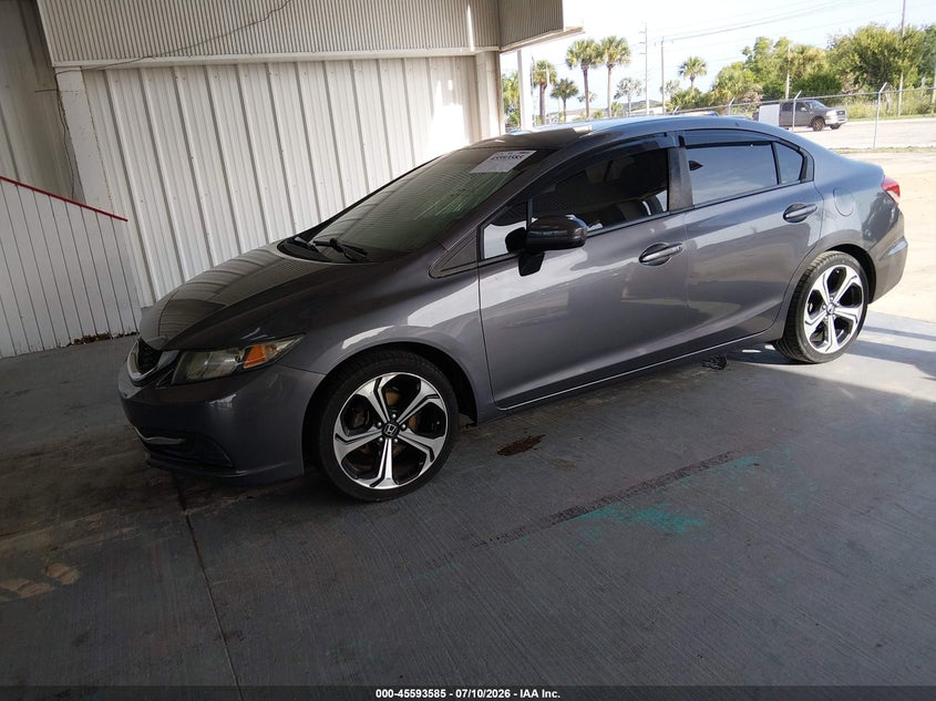 2015 Honda Civic, Пресная вода, IAAI, VIN 19XFB2F53FE015319 — фото 2