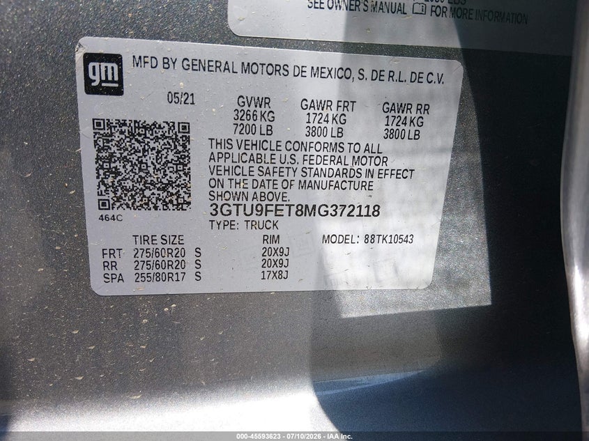 GMC SIERRA 1500 - zdjęcie 9