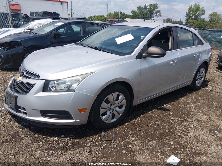2012 Chevrolet Cruze, Front End, IAAI, VIN 1G1PC5SH2C7383501 — photo 2