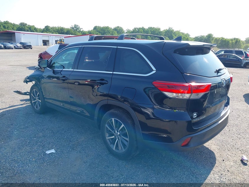 Vin: 5tdjzrfh2ks565183, lot: 46092030, toyota highlander xle 20193
