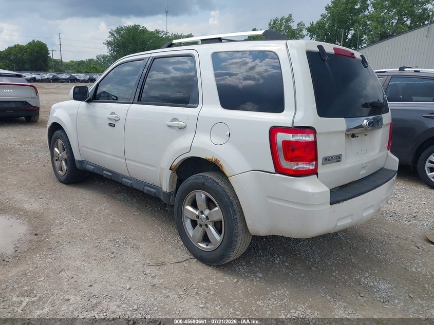 Vin: 1fmcu0e7xcka13544, lot: 46092039, ford escape limited 20123