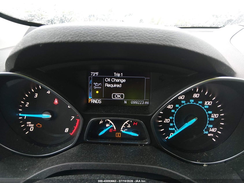 2016 FORD ESCAPE SPORT UTILITY VEHICLE 2.0L I-4 DI, DOHC, VVT, TURBO, 240HP