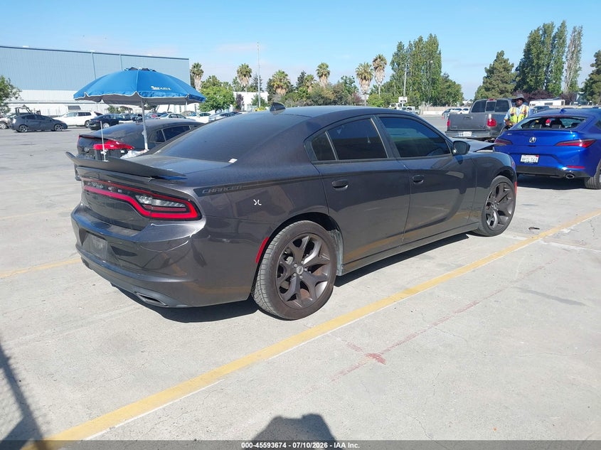 Vin: 2c3cdxhg6hh536989, lot: 46092050, dodge charger sxt rwd 20174