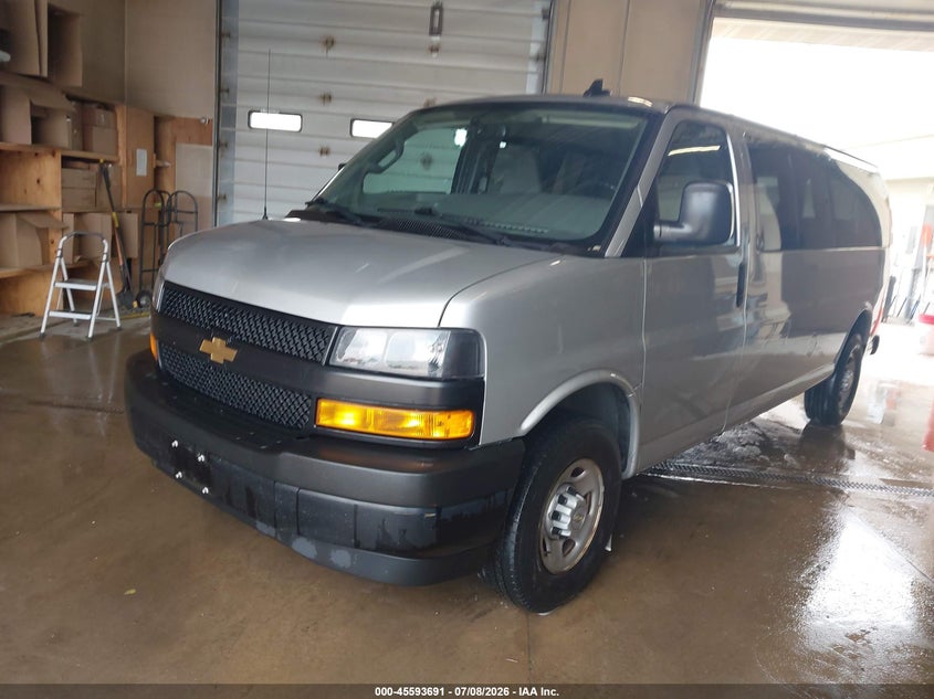 Vin: 1gazgnfp6l1256753, lot: 46092068, chevrolet express passenger rwd 3500 extended wheelbase ls 20202