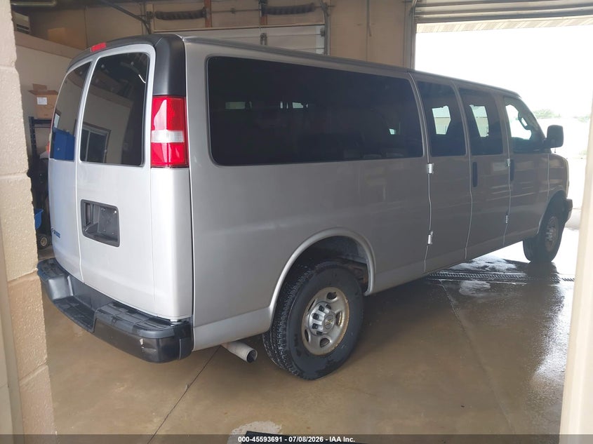 Vin: 1gazgnfp6l1256753, lot: 46092068, chevrolet express passenger rwd 3500 extended wheelbase ls 20204