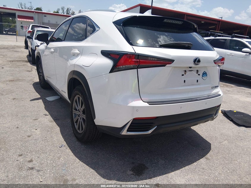 Vin: jtjbjrbz6k2100372, lot: 46092091, lexus nx 300h 20193