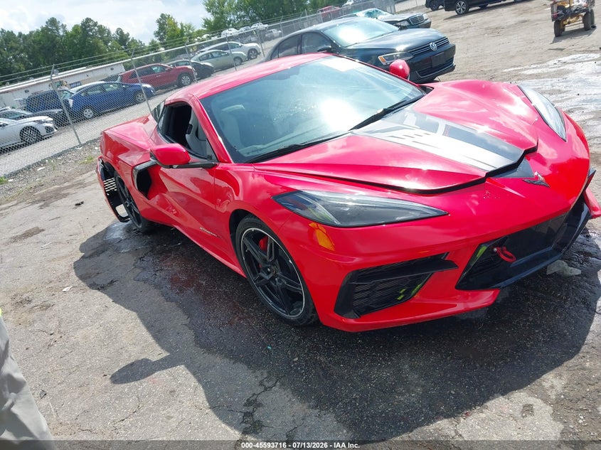 2022 Chevrolet Corvette Stingray Rwd 1Lt VIN: 1G1YA3D47N5111856 Lot: 45593716