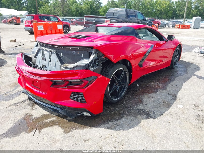 2022 Chevrolet Corvette Stingray Rwd 1Lt VIN: 1G1YA3D47N5111856 Lot: 45593716
