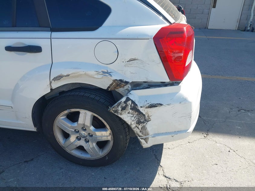 2007 Dodge Caliber Sxt VIN: 1B3HB48B77D109649 Lot: 45593728