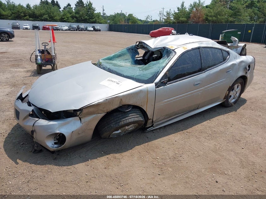 PONTIAC GRAND PRIX 2008 VIN 2G2WP552381104189