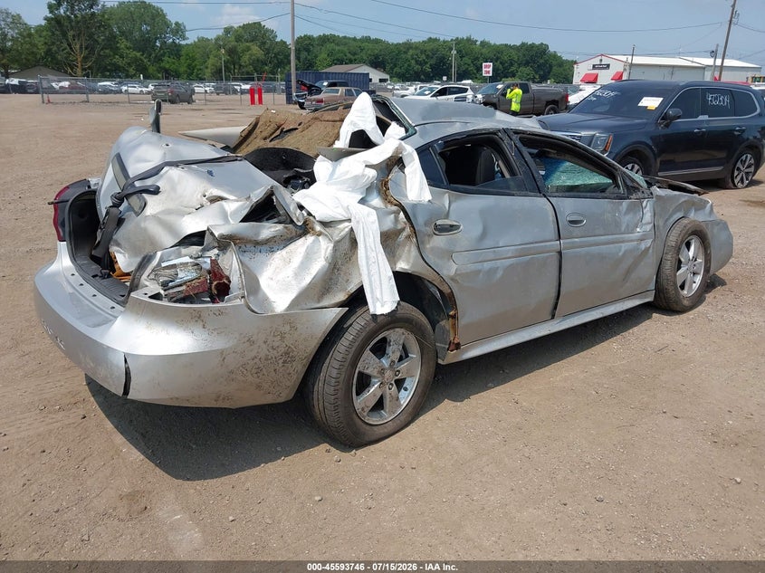 PONTIAC GRAND PRIX 2008 VIN 2G2WP552381104189
