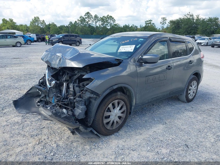 2016 Nissan Rogue, Удар спереду, IAAI, VIN JN8AT2MT3GW011565 — фото 2