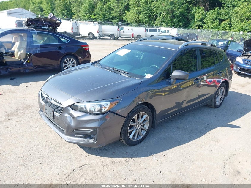Vin: 4s3gtab6xj3723805, lot: 46092171, subaru impreza 2.0i premium 20182