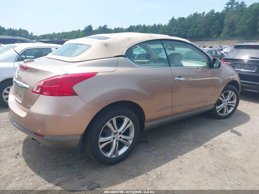 Vin: jn8az1fy3bw001824, lot: 46092176, nissan murano crosscabriolet 20114
