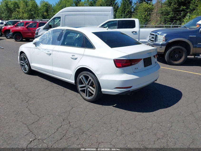 Vin: waub8gff6j1005332, lot: 46092177, audi a3 2.0t premium/2.0t tech premium 20183