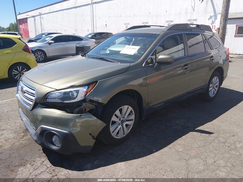 Vin: 4s4bsacc2g3262475, lot: 46092182, subaru outback 2.5i premium 20162