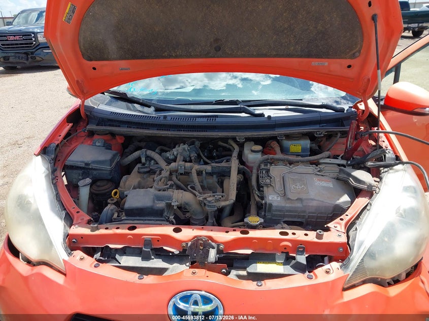 2012 Toyota Prius C Two VIN: JTDKDTB33C1003494 Lot: 45593812