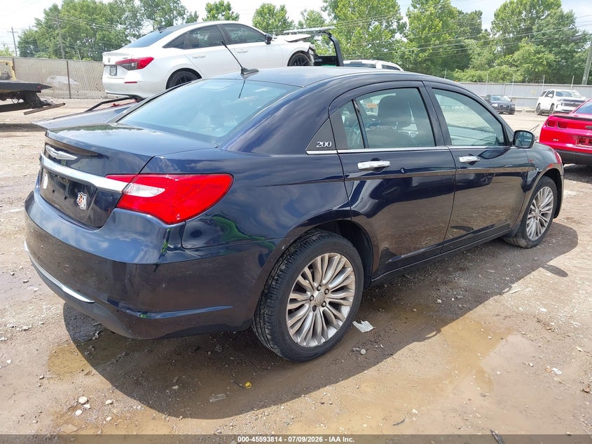 Vin: 1c3ccbcb1cn123833, lot: 46092191, chrysler 200 limited 20124