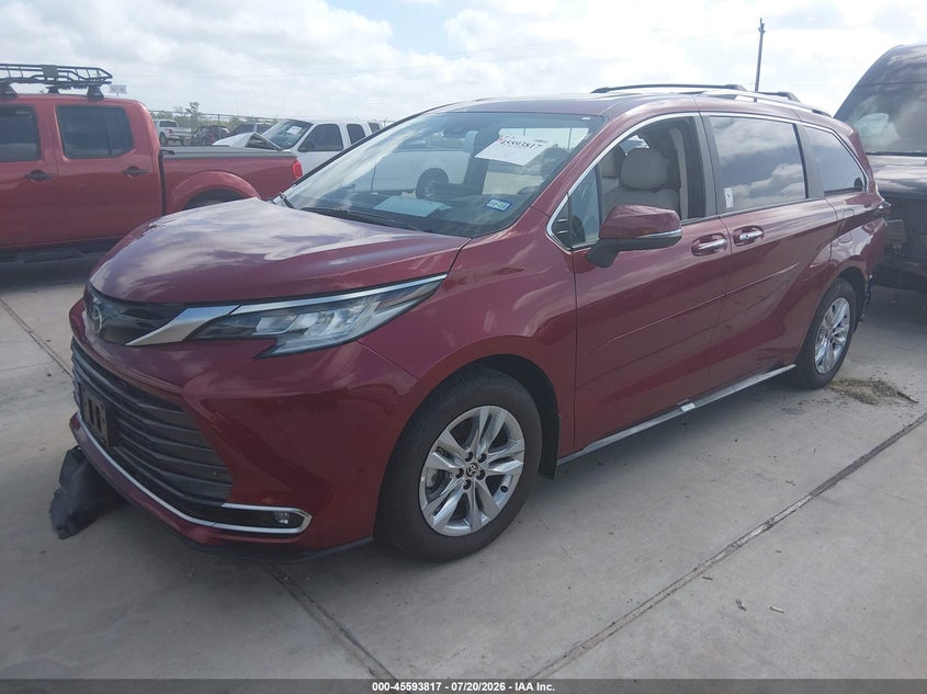 Vin: 5tdzrkec1ts306329, lot: 46092193, toyota sienna limited 20262