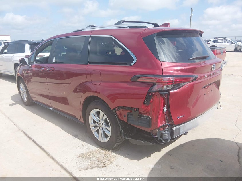 Vin: 5tdzrkec1ts306329, lot: 46092193, toyota sienna limited 20263