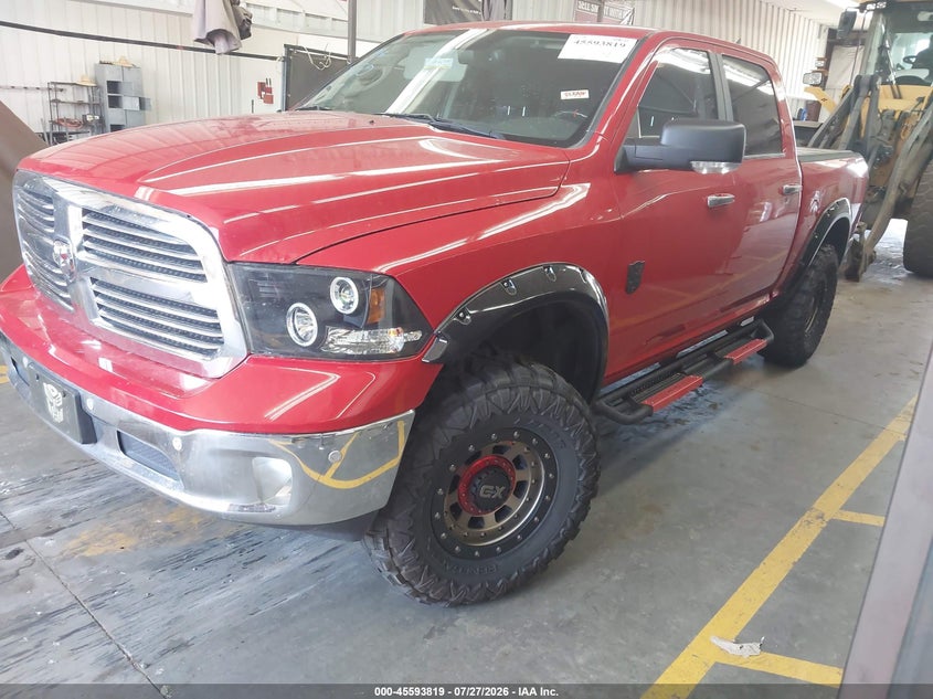 Vin: 1c6rr6lt0js251930, lot: 46092196, ram 1500 big horn  4x2 5'7 box 20182