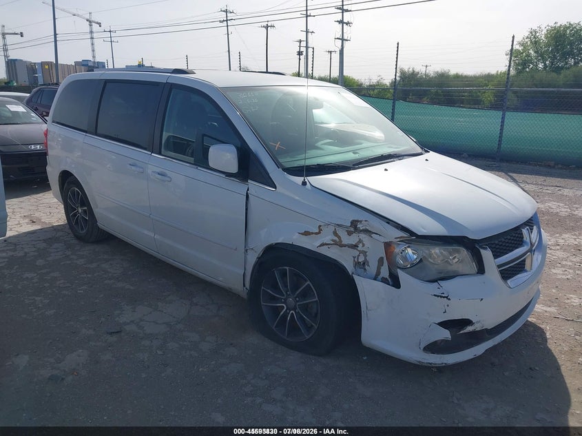 Vin: 2c4rdgcg7hr600173, lot: 46092207, dodge grand caravan sxt 2017 img_1