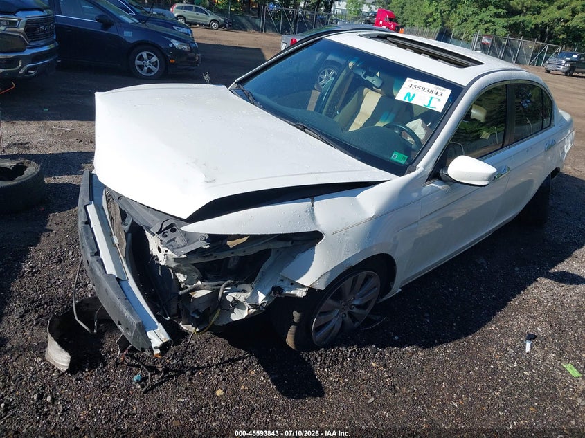 2012 Honda Accord, Front & Rear, IAAI, VIN 1HGCP3F8XCA013622 — photo 2