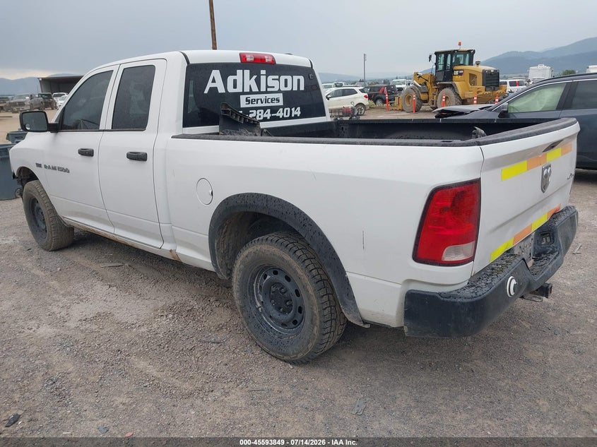 Vin: 1c6rd7ft0cs231518, lot: 46092226, ram 1500 st 20123