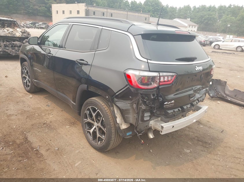 Vin: 3c4njdcn3rt162867, lot: 46092254, jeep compass limited 4x4 20243