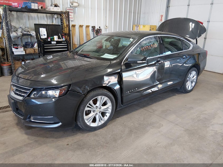 2015 Chevrolet Impala, Лівий бік, IAAI, VIN 1G1125S3XFU138934 — фото 2