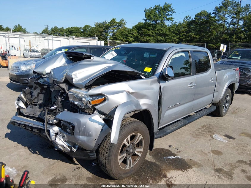 2018 Toyota Tacoma Trd Sport, Удар спереди, IAAI, VIN 3TMDZ5BN3JM050449 — фото 2
