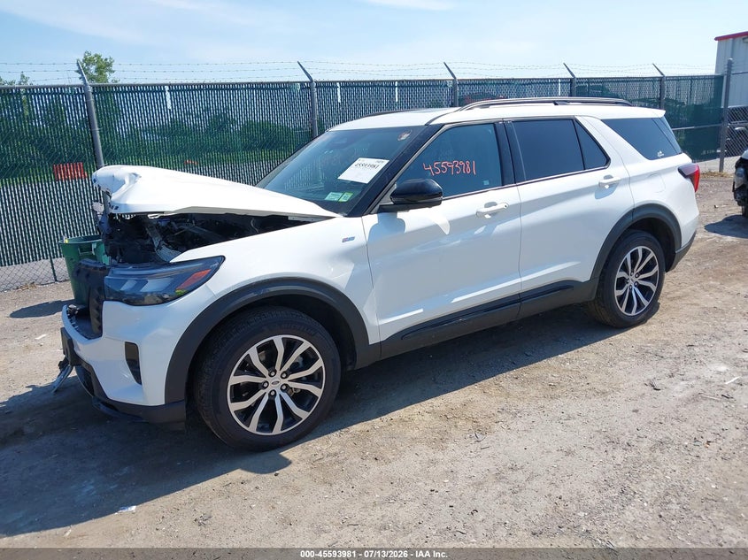 Vin: 1fmuk8kh7sgb12054, lot: 46092359, ford explorer st-line 20252
