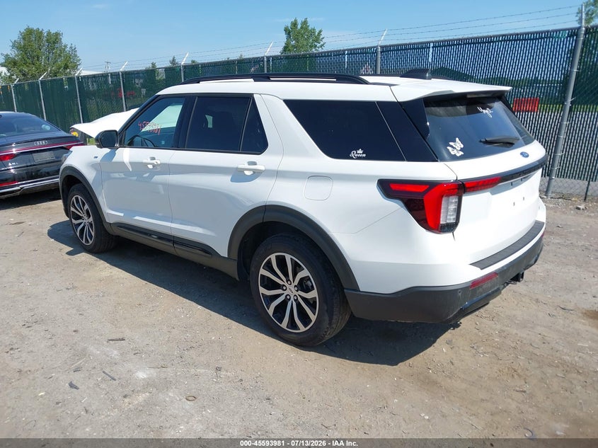 Vin: 1fmuk8kh7sgb12054, lot: 46092359, ford explorer st-line 20253