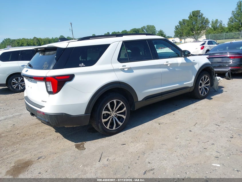 Vin: 1fmuk8kh7sgb12054, lot: 46092359, ford explorer st-line 20254