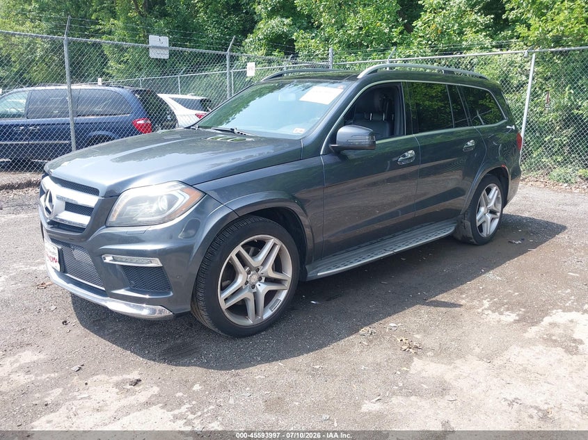2014 Mercedes-Benz Gl 550 4Matic, Угон, IAAI, VIN 4JGDF7DE6EA311444 — фото 2