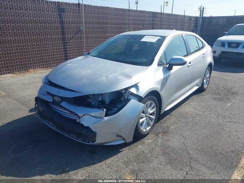 2024 Toyota Corolla, Front End, IAAI, VIN JTDBCMFE9R3033262 — photo 2