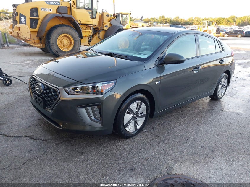 2020 Hyundai Ioniq Hybrid Blue, Normal Wear & Tear, IAAI, VIN KMHC65LC5LU220466 — photo 2