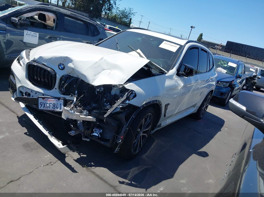 Vin: 5uxty9c07l9c12000, lot: 46092427, bmw x3 m40i 20202