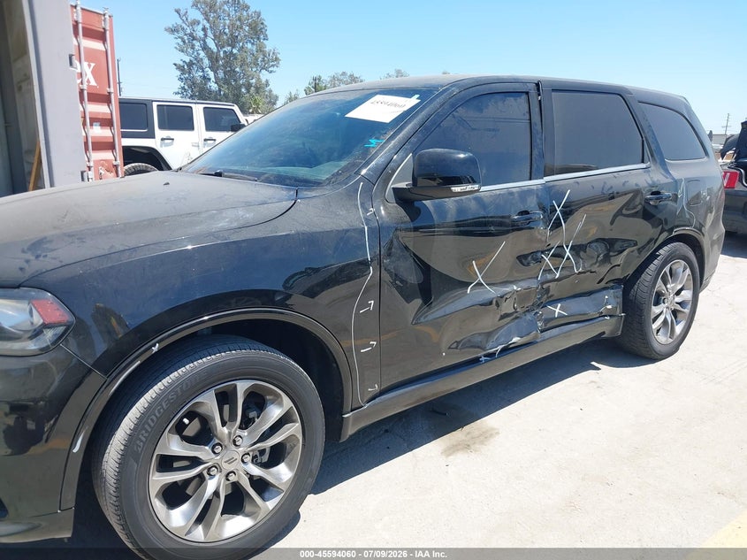2019 Dodge Durango Gt Plus Rwd VIN: 1C4RDHDG5KC650753 Lot: 45594060