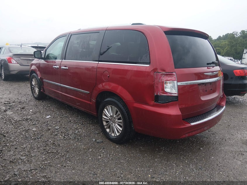 Vin: 2c4rc1gg7er169484, lot: 46092443, chrysler town & country limited 20143