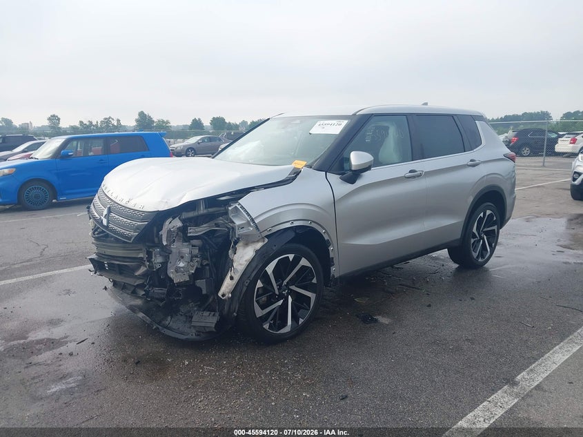 2023 Mitsubishi Outlander Se 2.5 S-Awc, Front End, IAAI, VIN JA4J4UA89PZ045068 — photo 2