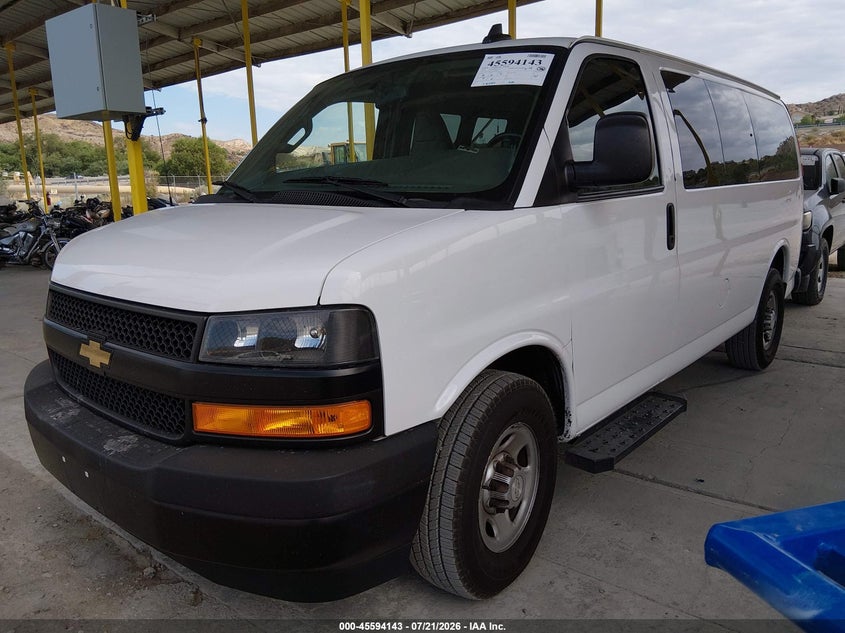 Vin: 1gawgefg2j1300425, lot: 46092520, chevrolet express 2500 ls 20182