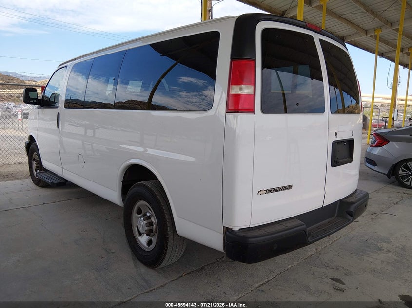 Vin: 1gawgefg2j1300425, lot: 46092520, chevrolet express 2500 ls 20183
