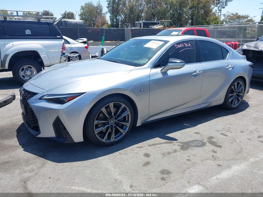 Vin: jthgz1b29p5066535, lot: 46092530, lexus is 350 f sport 20232