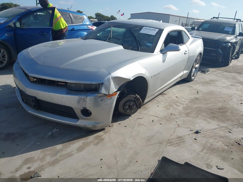 2014 Chevrolet Camaro, Left Front, IAAI, VIN 2G1FB1E33E9190573 — photo 2