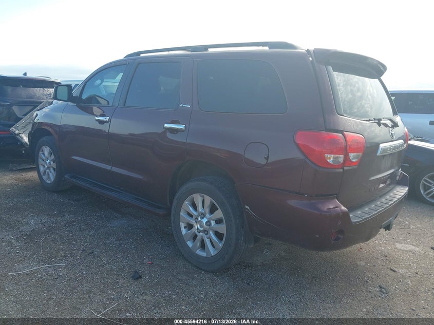 Vin: 5tddw5g15bs042594, lot: 46092593, toyota sequoia platinum 20113