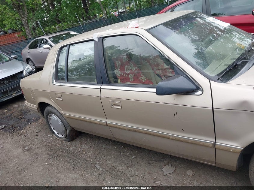 1992 Plymouth Acclaim VIN: 1P3XA46K9NF182443 Lot: 45594230