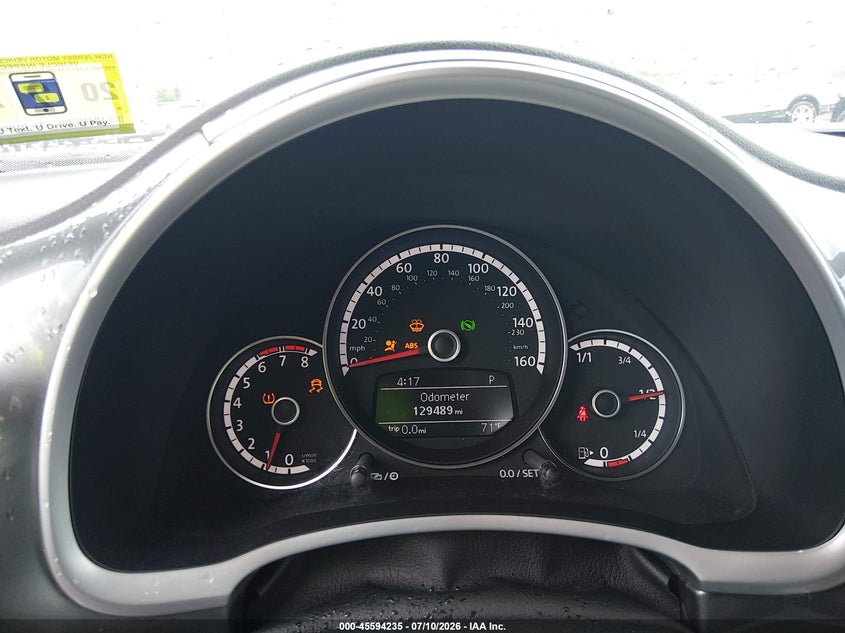 2014 Volkswagen Beetle 2.5L VIN: 3VWJP7AT1EM630953 Lot: 45594235